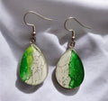 Boucles d'oreilles Gouttes de couleurs- Végétale
