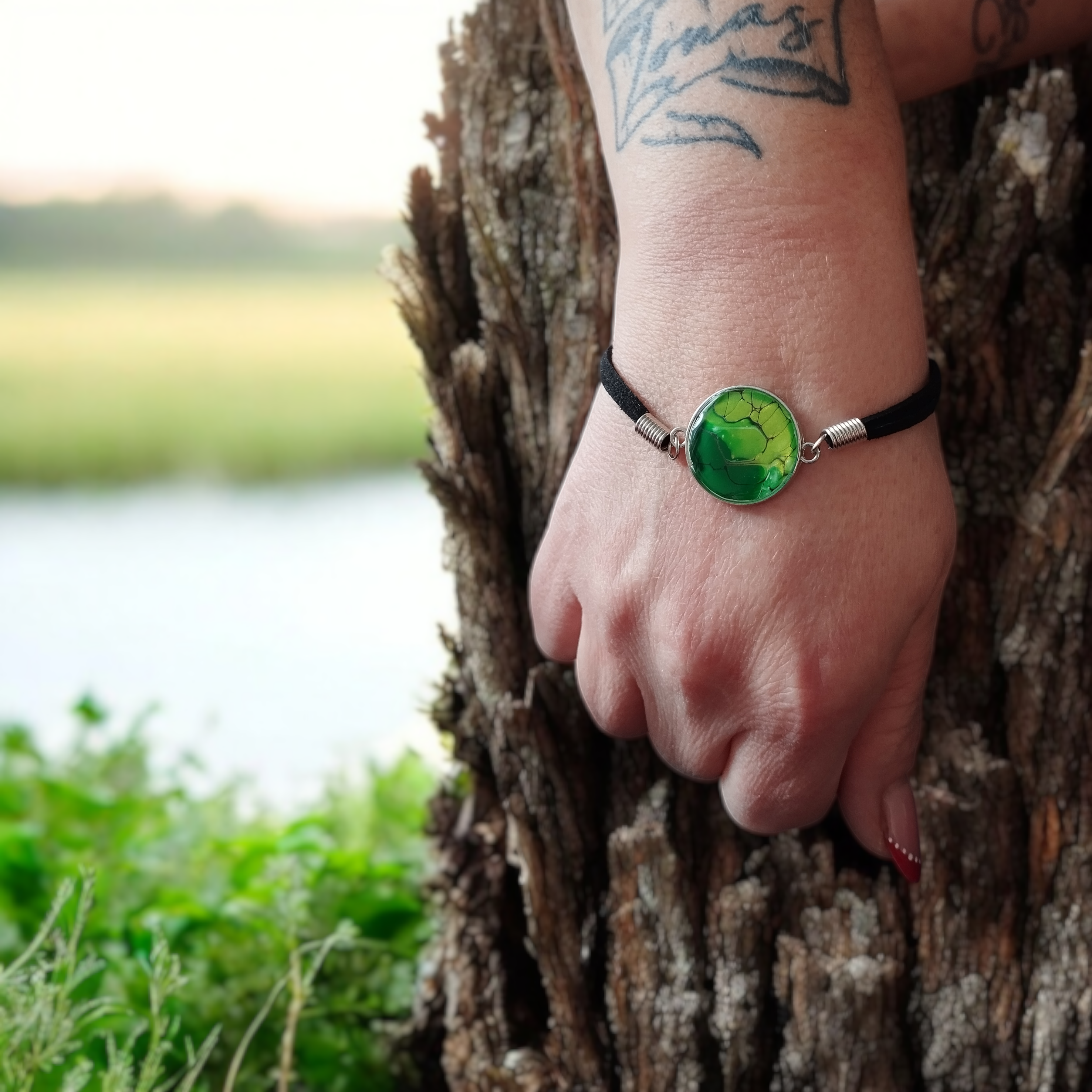 Bracelet Lien de couleur - Végétale