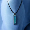 Pendentif Prisme- Aqua